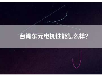 臺(tái)灣東元電機(jī)性能怎么樣？