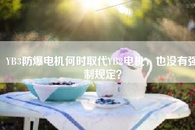 YB3防爆電機(jī)何時(shí)取代YB2電機(jī)，也沒有強(qiáng)制規(guī)定？